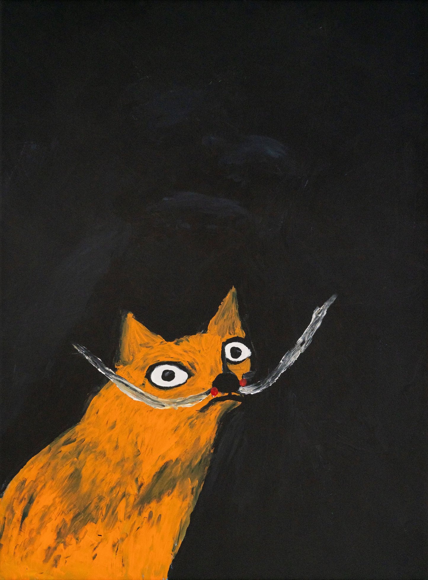 Cat with a mustache